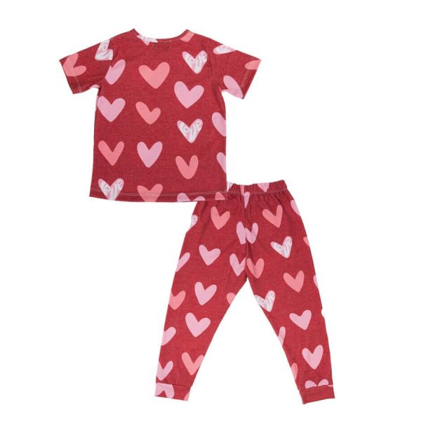 pijama corazones detras pijama corazones detras