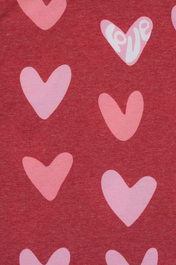 pijama corazones tela pijama corazones tela