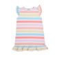 Camisón para Niña "Franjas Pastel"